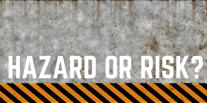 difference between hazard and risk